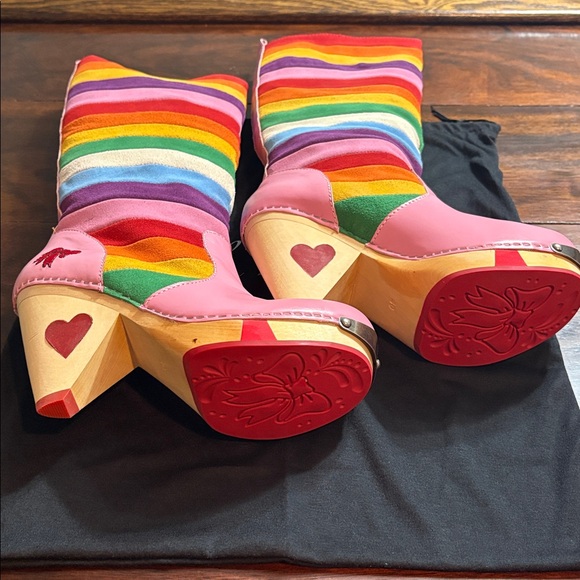 LOLA RAMONA Knee High Rainbow Boots/9.5 - Picture 3 of 11